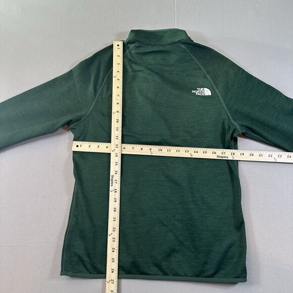 NWT THE NORTH FACE Men's Sweater Size Small Pine Needle Green Half Zip Fleece - Picture 6 of 6